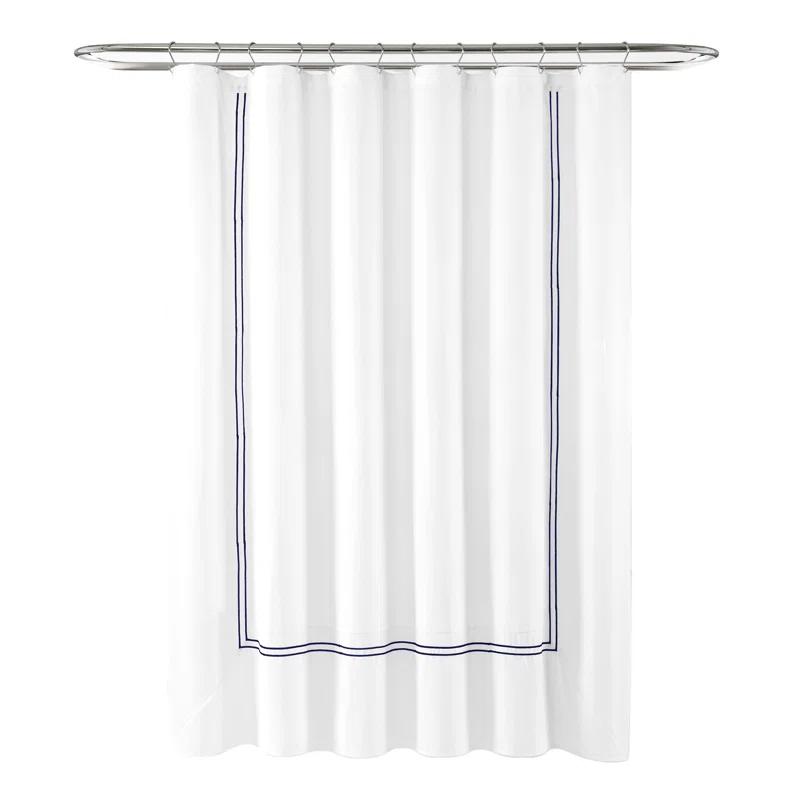 Lush Decor Geometric Shower Curtain