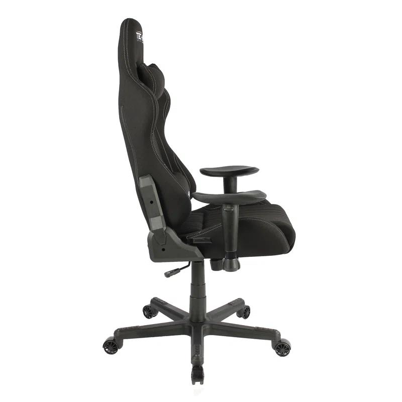 Techni Sport Techni Sport Adjustable Reclining Ergonomic Swiveling PC & Racing Game Chair in Black