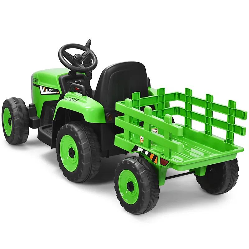 Costway Costway 12 Volt 1 Seater Tractors / Construction Battery Powered Ride On with Remote Control