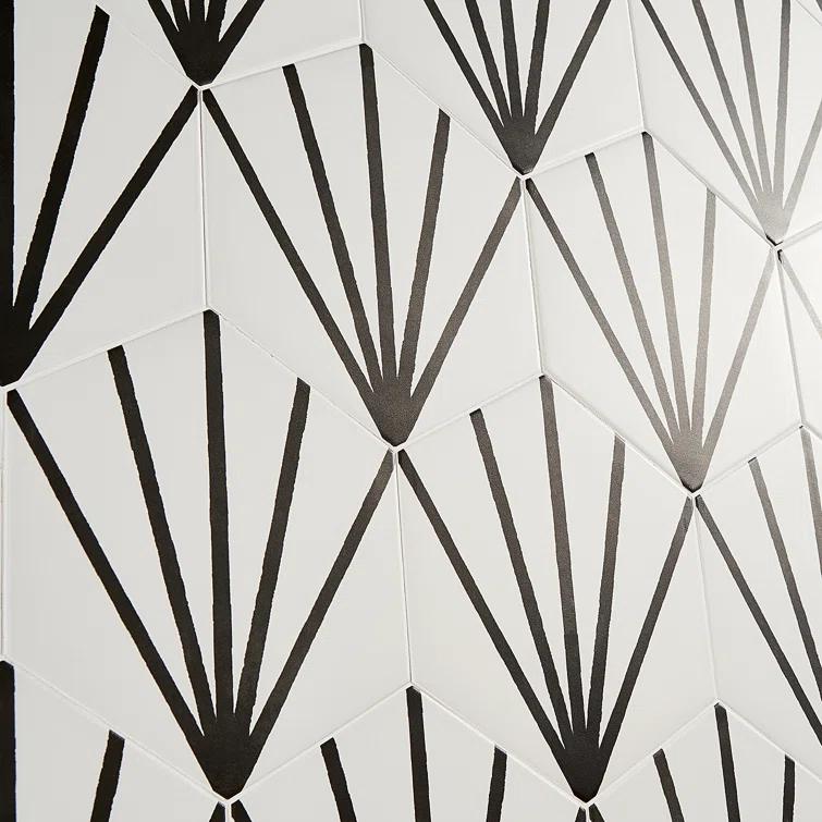 GeoHex Deco 8" Hexagon Matte Porcelain Floor and Wall Tile (9.03 Sq. Ft. / Case)