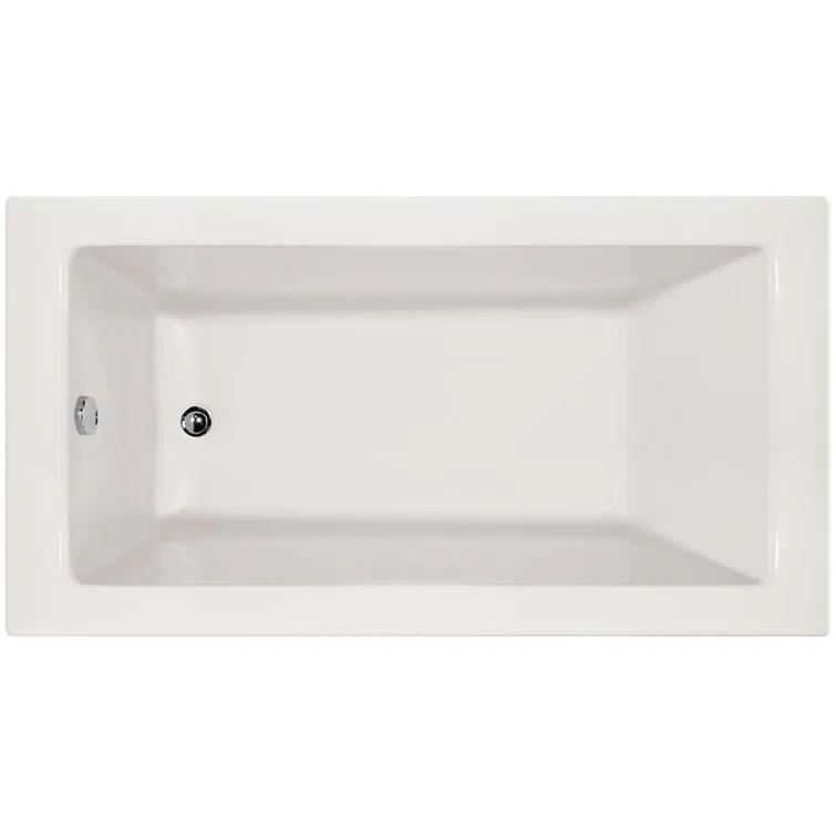 Designer Sydney 60" x 30" Alcove Soaking Acrylic Bathtub