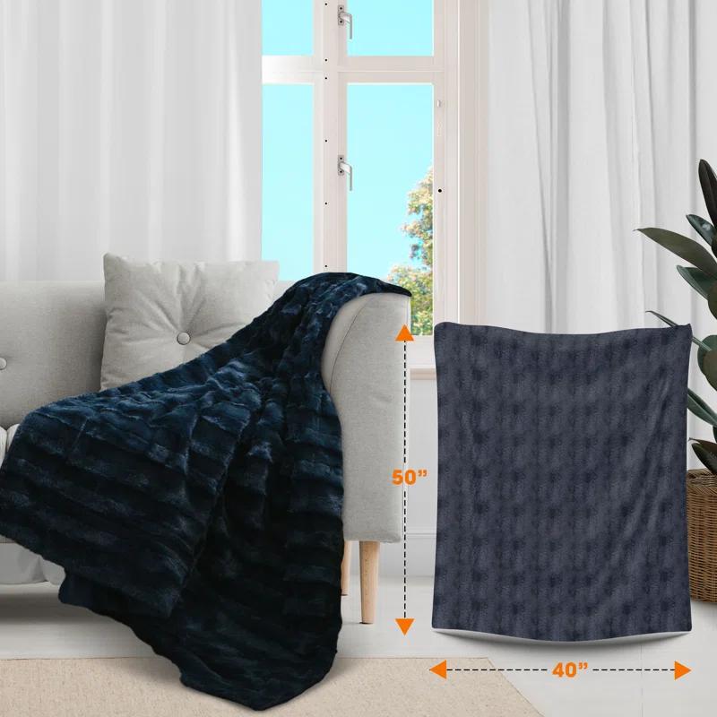 Cheer Collection Plain Weave / Muslin Throw Blanket