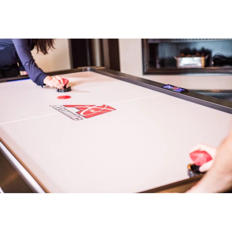AH800 8' Air Hockey Table with Digital Scoreboard and Lights