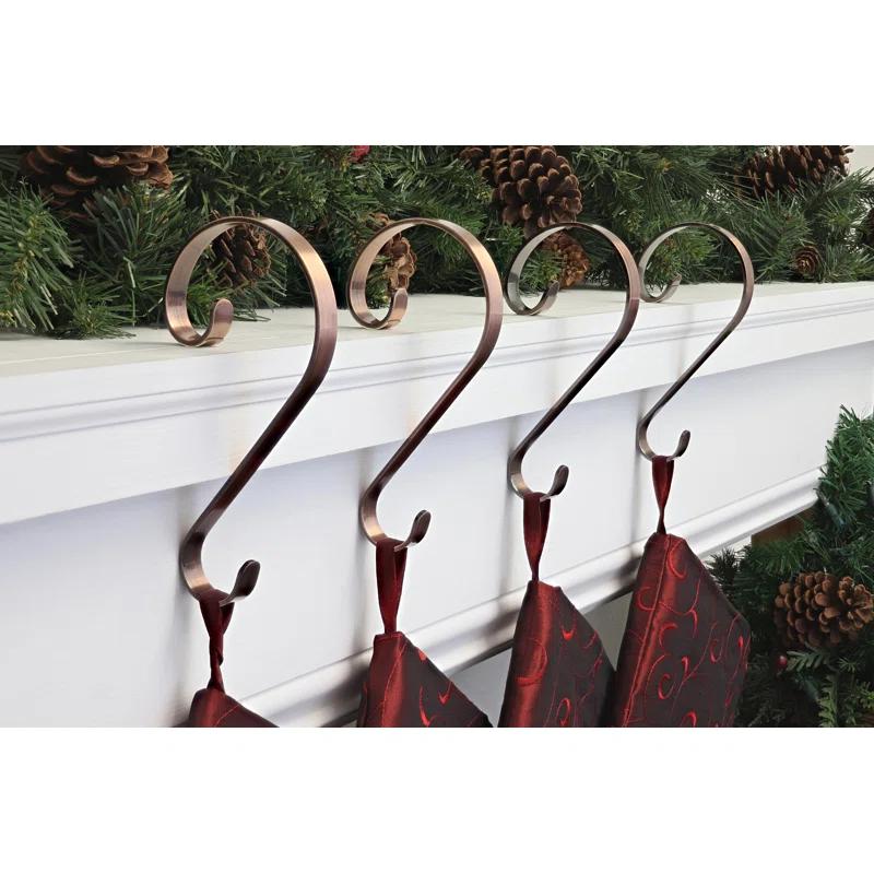 Haute Decor Scrolls Stocking Holder (Set of 4)