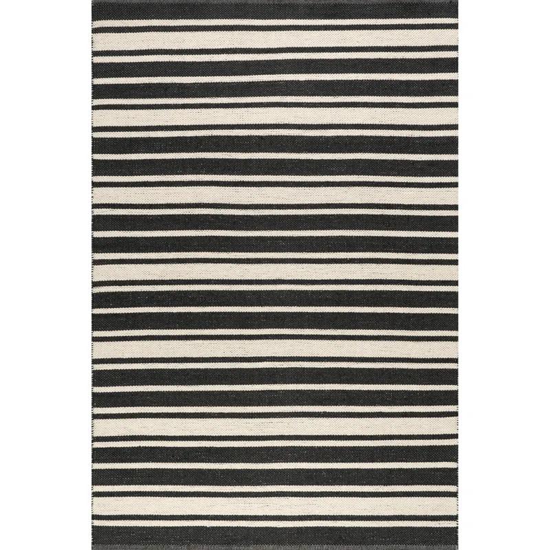 Frenshe Interiors x Rugs USA Bowery Striped Wool Area Rug | Wayfair