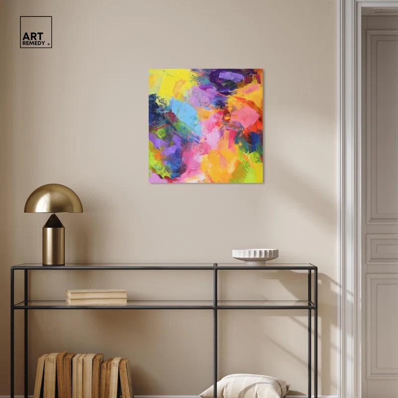 Art Remedy Blissful Palette Canvas Modern Color Abstract by Art Remedy