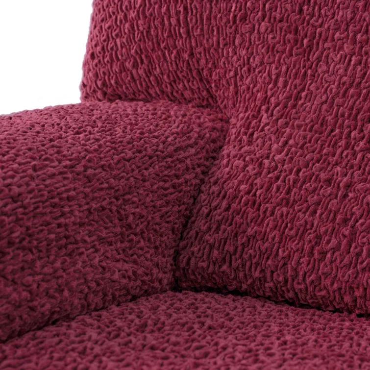 PAULATO by GA.I.CO. Stretchy Slipcover for Corner Sofa - Soft to Touch & Easy to Clean - Velvet Collection