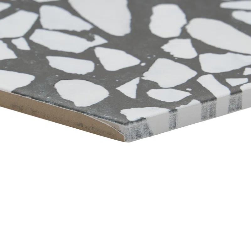Jurassic Hex 9" Terrazzo Look Porcelain Floor & Wall Tile (8.07 Sq. Ft. / Case)