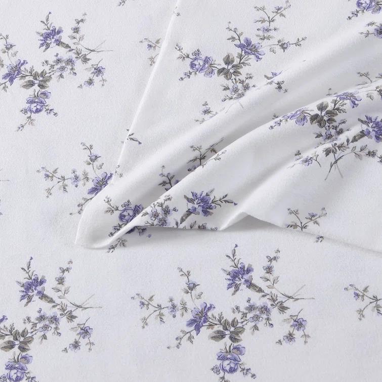 Laura Ashley Laura Ashley Cotton Flannel Cozy Sheet Sets