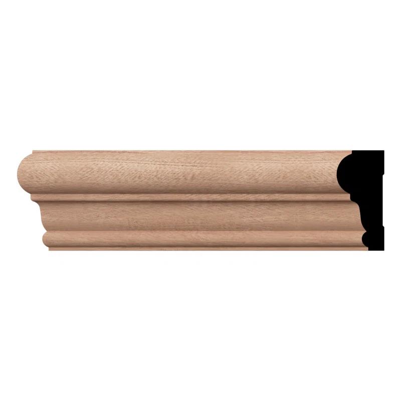 Ekena Millwork WM392 1"D x 2 3/8"W x 96"L Solid Wood Stain Chair Rail Molding
