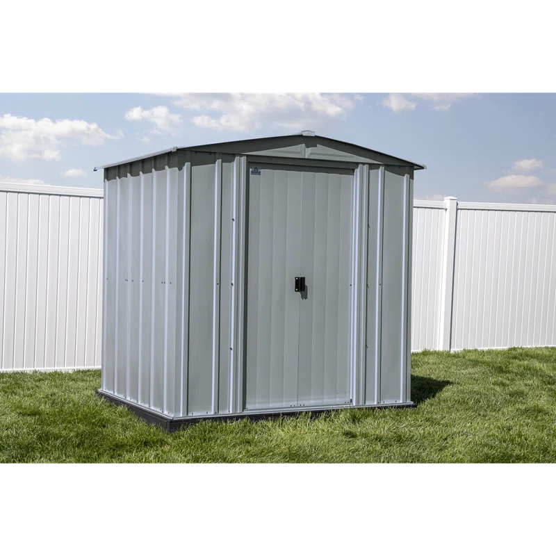 Arrow 6 ft. W x 5 ft. D Galvanized Steel Storage Shed