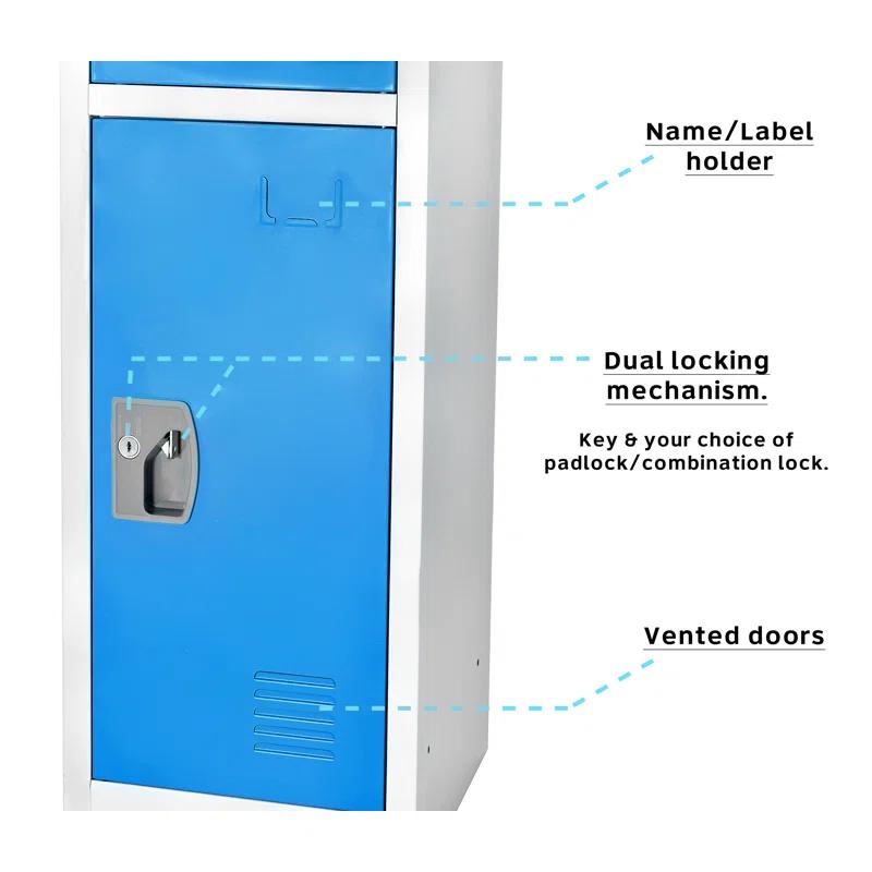 AdirOffice 3 - Tier 3 - Sections 12" Wide Storage Locker