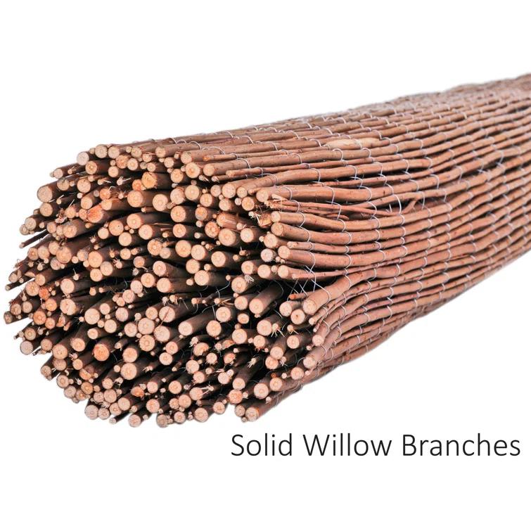 Backyard X-Scapes 6 ft. H x 8 ft. W Willow Wood Fence Panel
