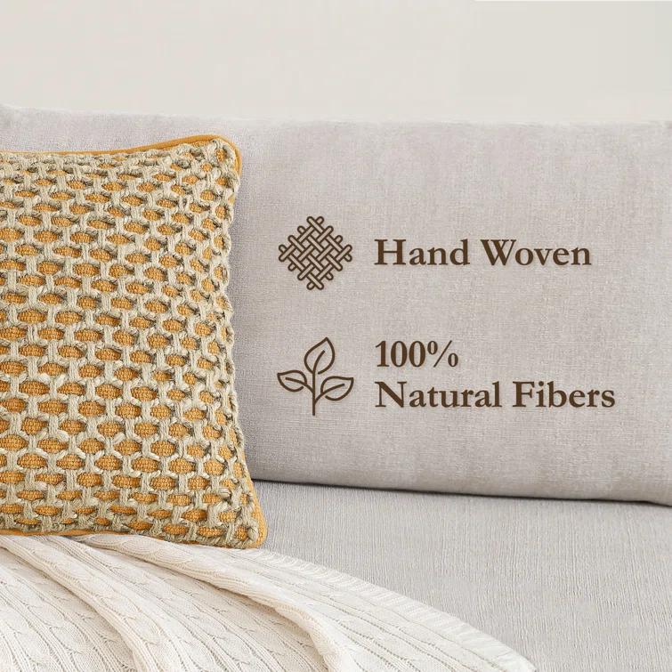 Boho Living Boho Living Jada Decorative Pillow Collection Living Cotton Blend Square Throw Pillow Cover (Set of 2)