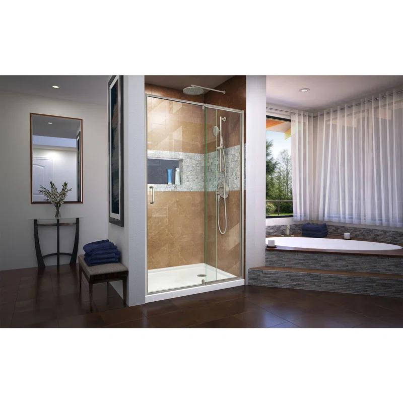 DreamLine SHDR-2242720-04 Flex 38" W x 72" H Pivot Semi-Frameless Shower Door
