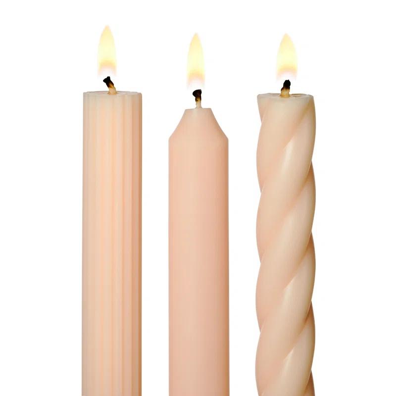 ILLUME Beautifully Done Unfragranced Assorted Tapers 3 Pack
