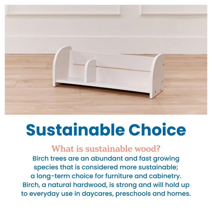 ECR4Kids ECR4Kids Tabletop Book Display, Adjustable, Library Storage