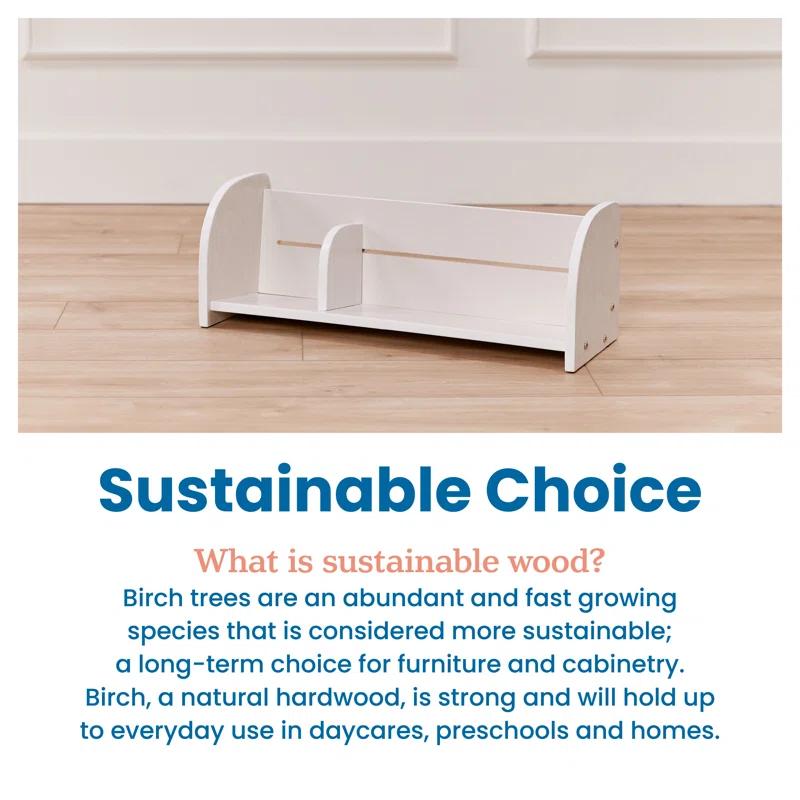 ECR4Kids ECR4Kids Tabletop Book Display, Adjustable, Library Storage