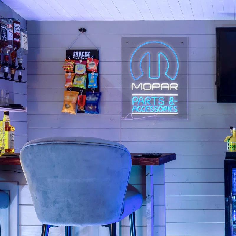Licensed Mopar Parts and Accessories Acrylic LED Sign