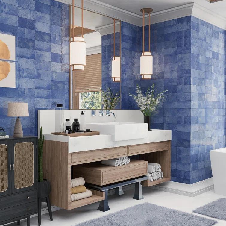 Myst 4 In. X 8 In. Ceramic Wall Tile