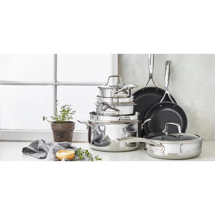 ZWILLING J.A. Henckels ZWILLING Energy Plus 10-inch Stainless Steel Ceramic Nonstick Fry Pan with Lid