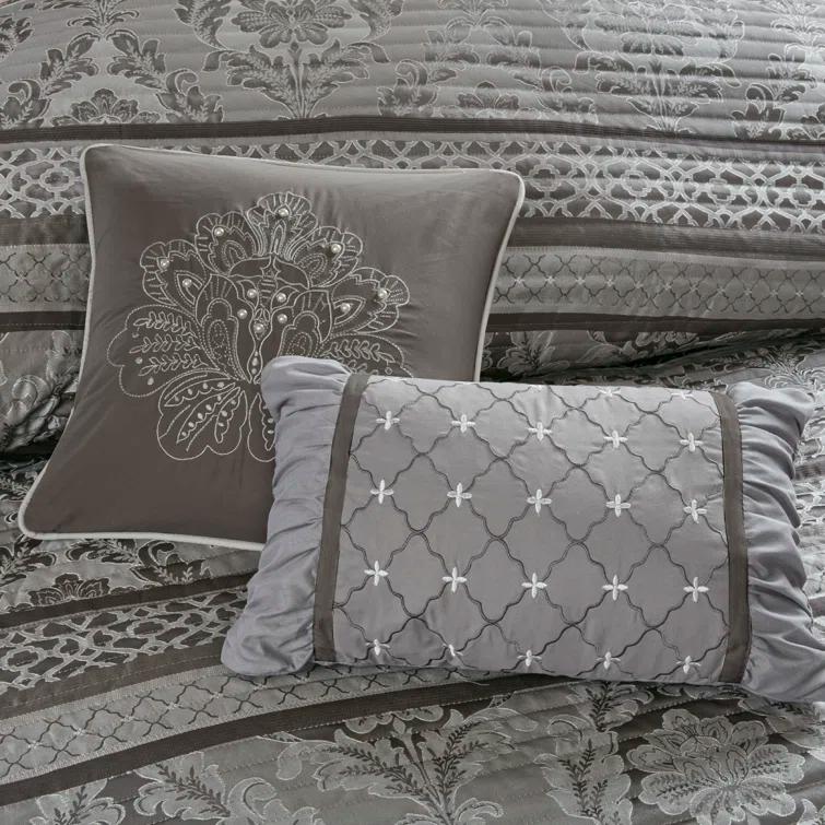 Madison Park Bellagio 7 Piece Jacquard Comforter Set