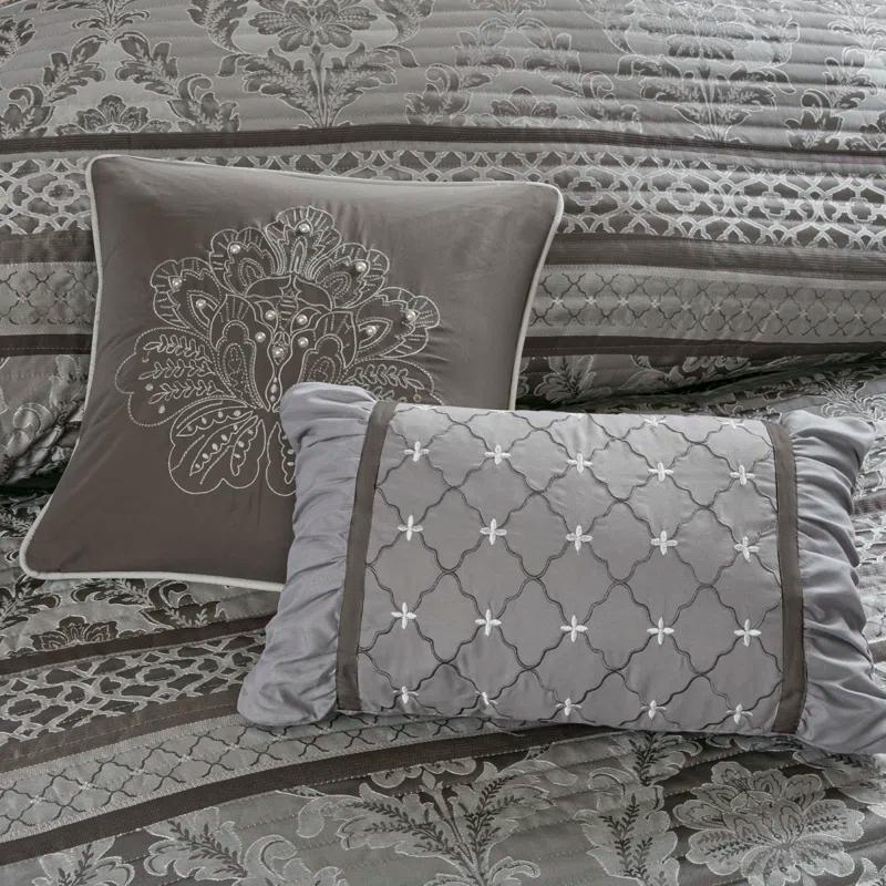 Madison Park Bellagio 7 Piece Jacquard Comforter Set