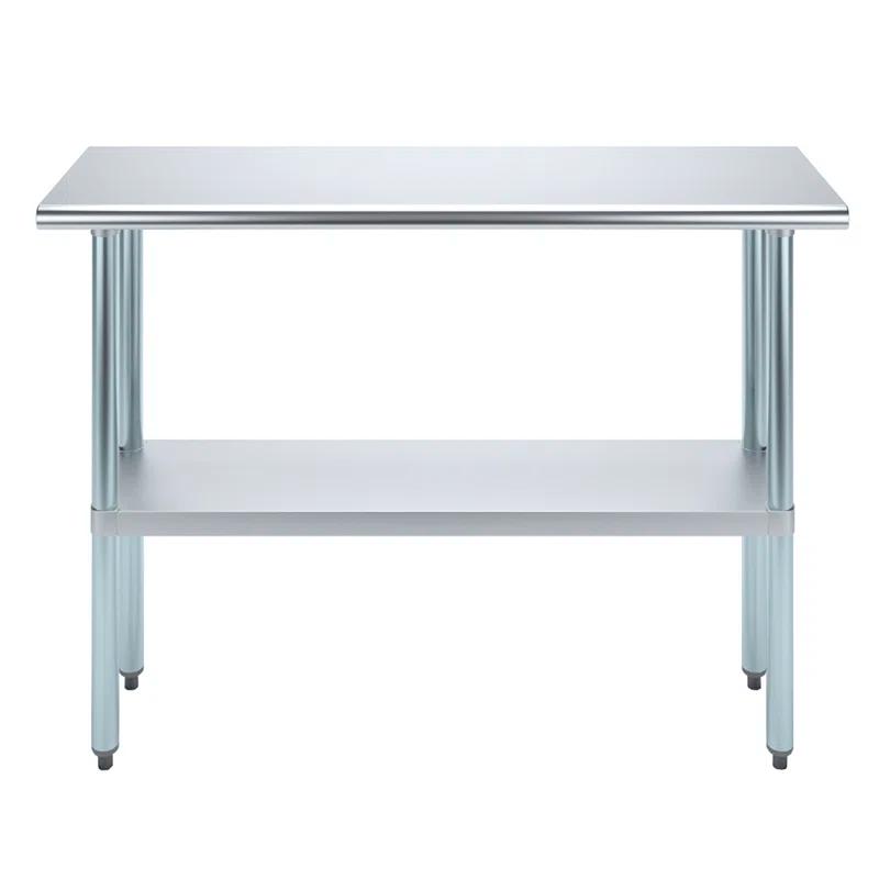 Amgood Stainless Steel Top Workbench