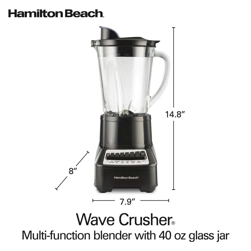 Hamilton Beach Hamilton Beach® Wave Crusher® Multi-Function Blender 40 oz. Glass Jar
