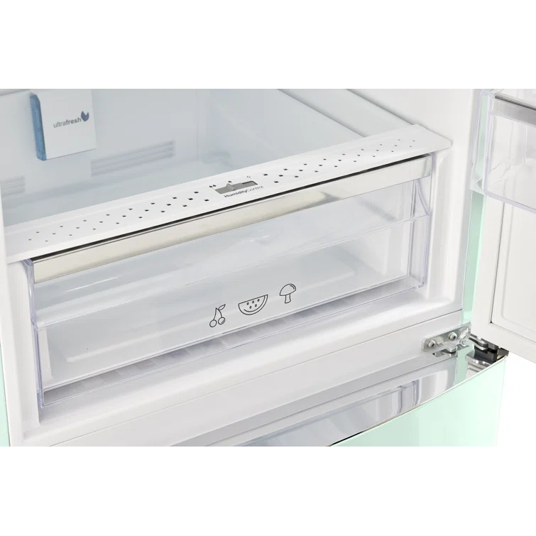 Unique Appliances Classic Retro 24 In 12 Cu.ft Bottom Mount Fridge Auto Defrost, Energy Star Certified, Counter Depth UGP-340L LG AC