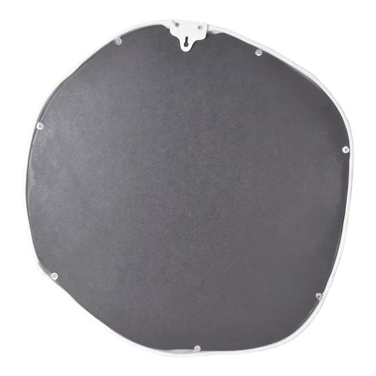 Rogelio Round Mirror - Small / White