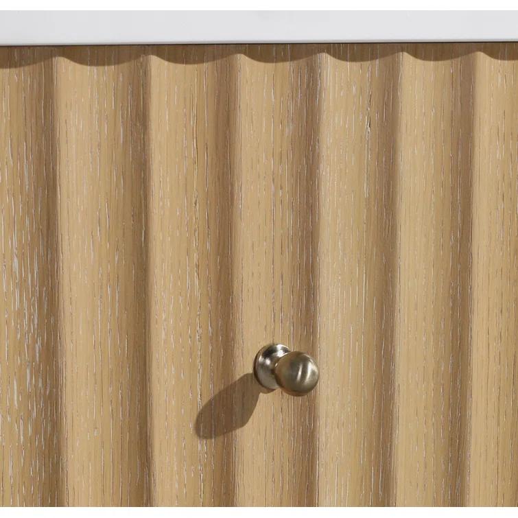 Ari Kitchen & Bath La Jolla 36" Single Floating Bathroom Vanity With Engineered Quartz Top