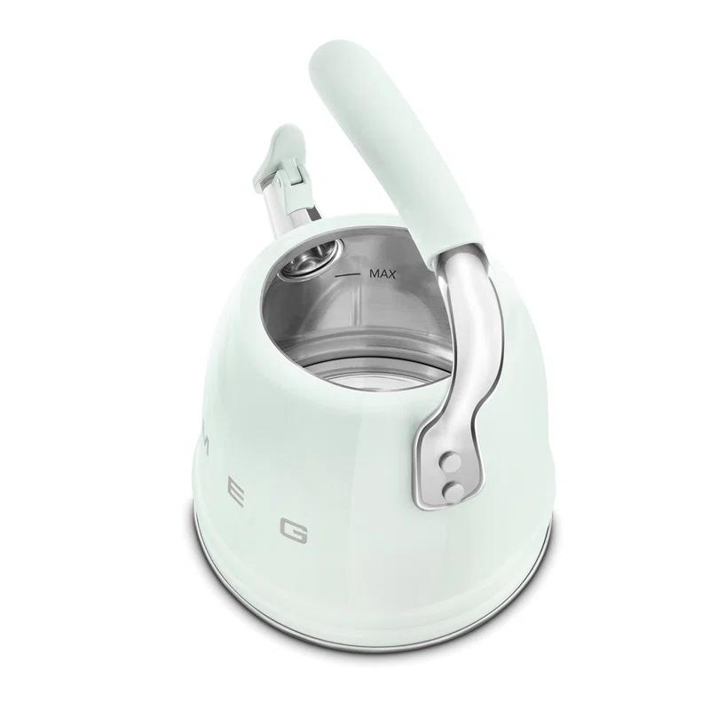 SMEG Pastel Green Whistling Stovetop Kettle