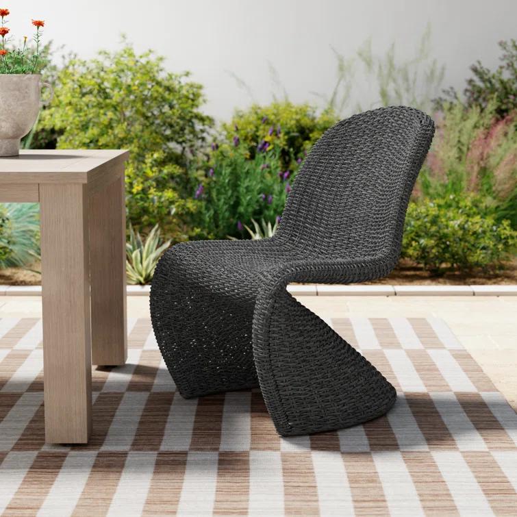 Manila Indoor / Outdoor Accent Chair - Vintage Coal