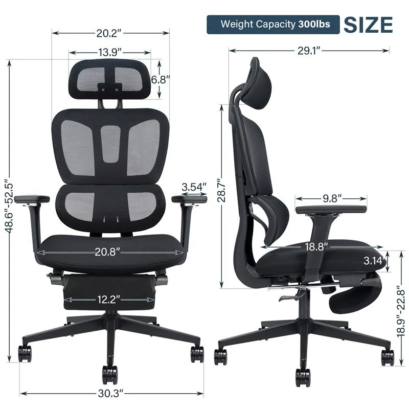 High Back Ergonomic Mesh Office Chair