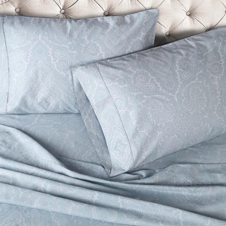 Superior Danford Reversible 600 Thread Count Cotton Poly Blend Duvet Cover Set