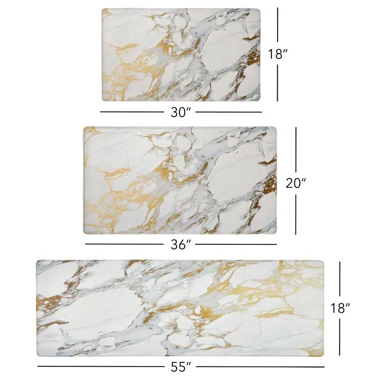 SoHome Cozy Living Modern Marble Anti-Fatigue Mat