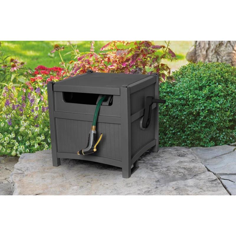 Suncast Suncast Smart Trak 225 ft. Gray Retractable Free Standing Hideaway Hose Reel