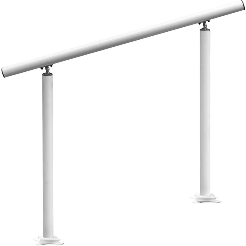 VEVOR VEVOR Outdoor Stair Railing Kit Aluminum Handrail for 3/4 Steps