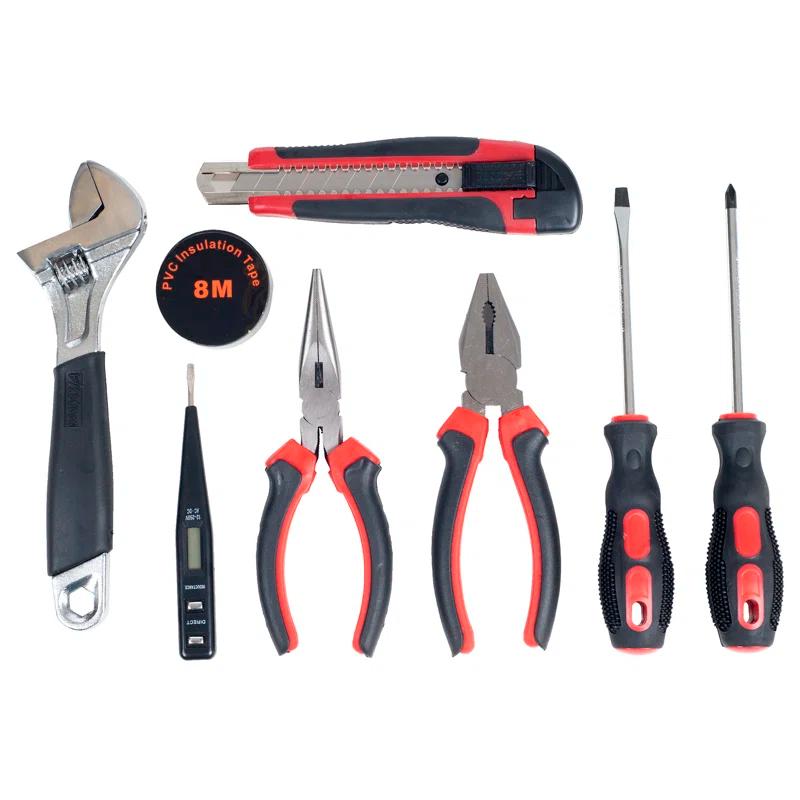 Stalwart Stalwart Household Hand Tools - Includes Wrench, Screwdriver, Pliers, and More - Kit for Home, Car