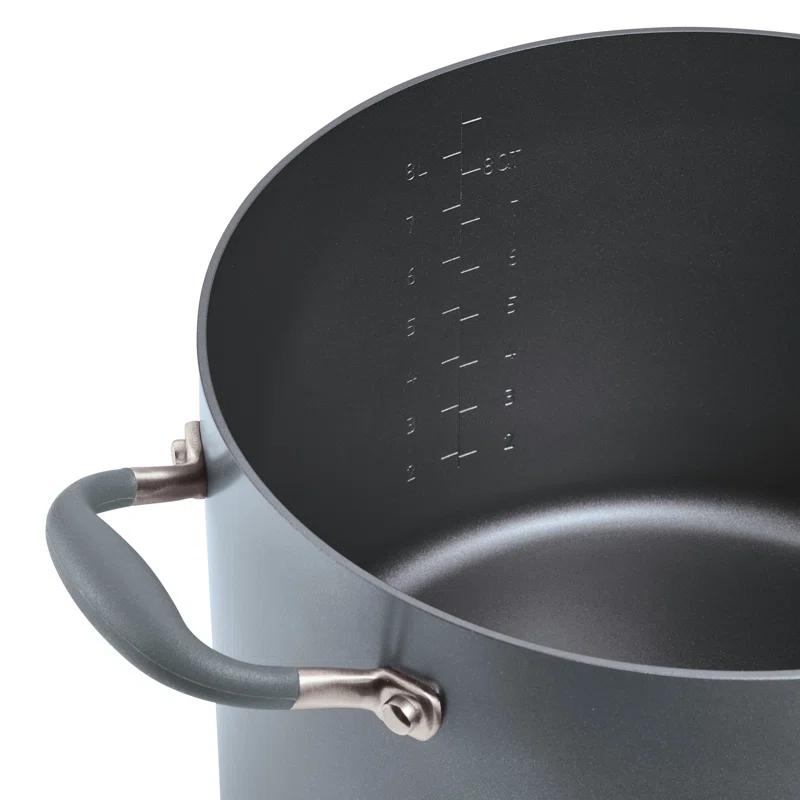 Anolon Anolon Advanced Home Hard Anodized Nonstick Stockpot With Lid, 10 Quart