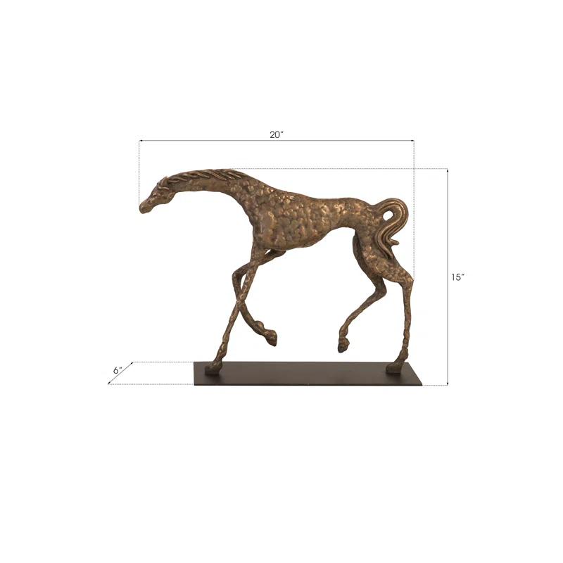 Phillips Collection Prancing Horse Statue
