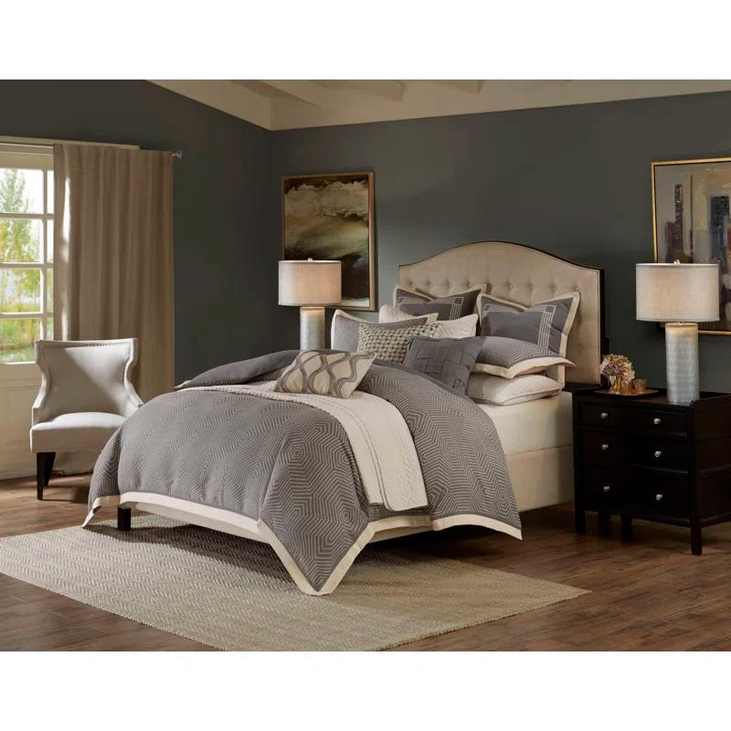 Madison Park Signature Shades of Grey Textured Comforter Set