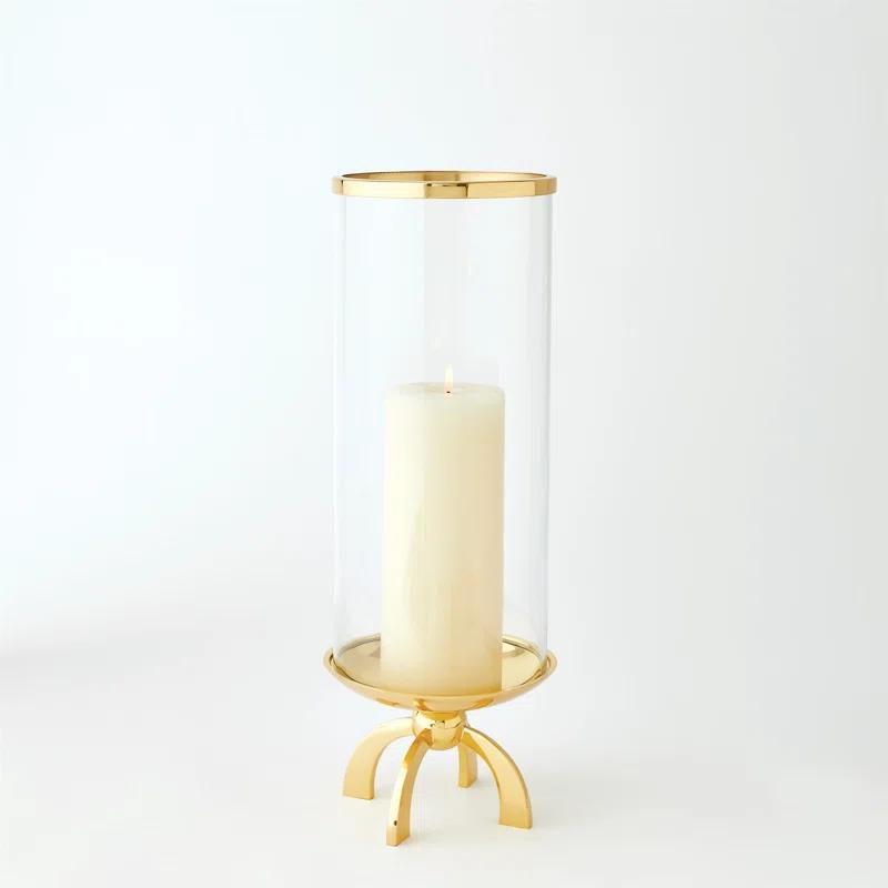 Global Views Quad Base Hurricane-Brass