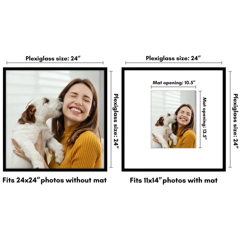 Americanflat Americanflat Picture Frame with Oversized Mat