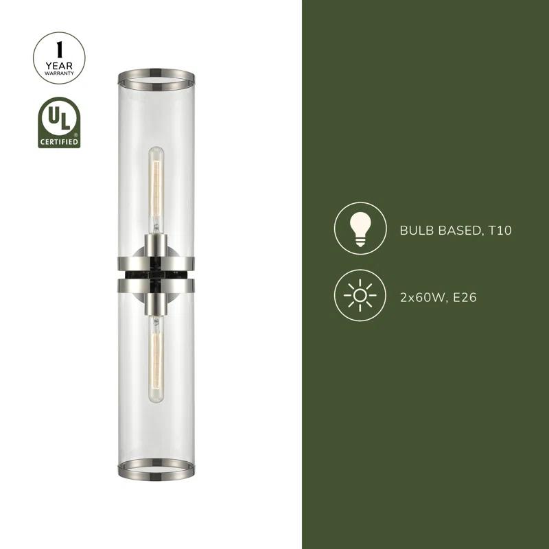 Alora Lighting Revolve II Steel Flush Mounted Sconce