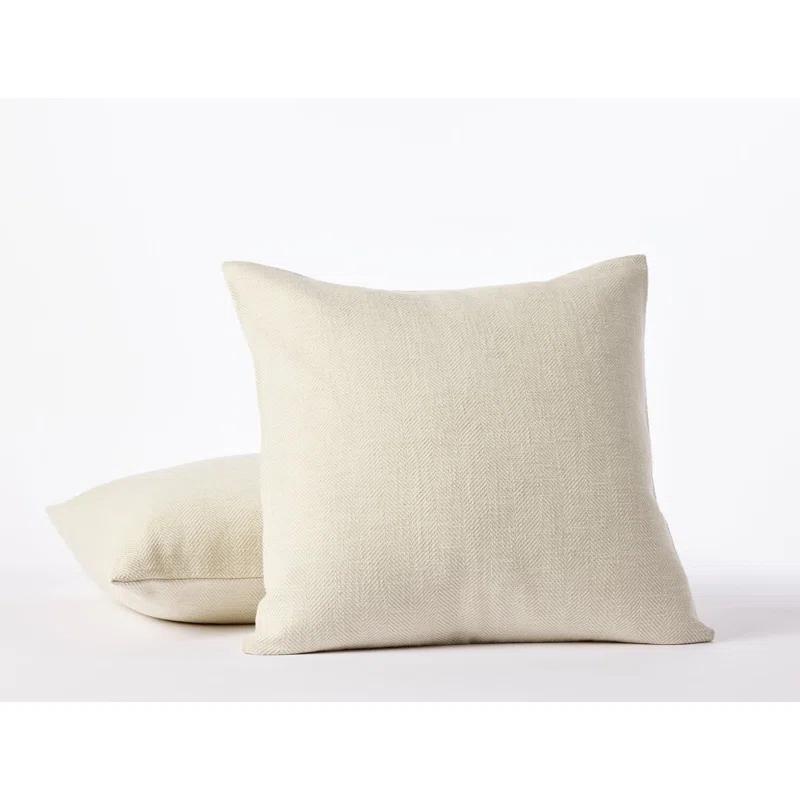 Coyuchi Canyon Organic Cotton Reversible Pillow Cover