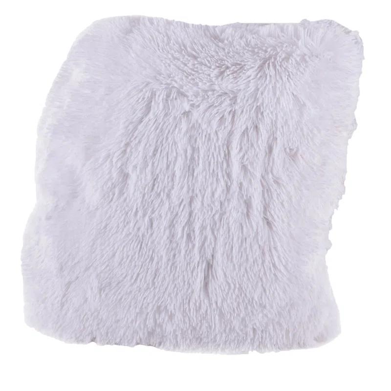 Faux Fur Reversible Throw Pillow (Set of 2)