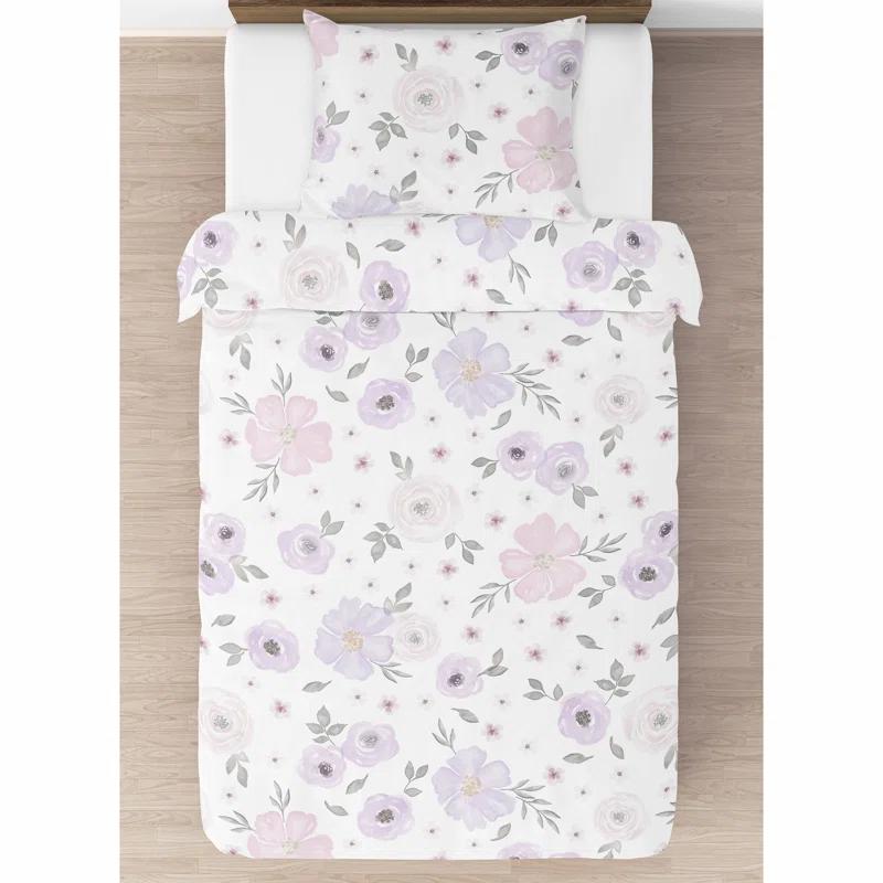 Watercolor Microfiber Comforter Set