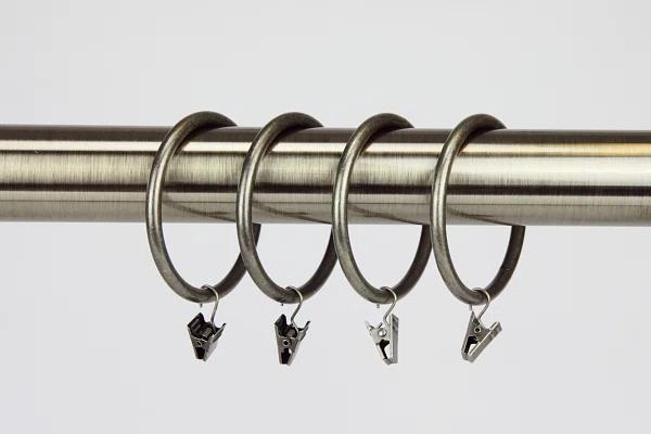 Symple Stuff Benham Steel Curtain Rings (Set of 10)